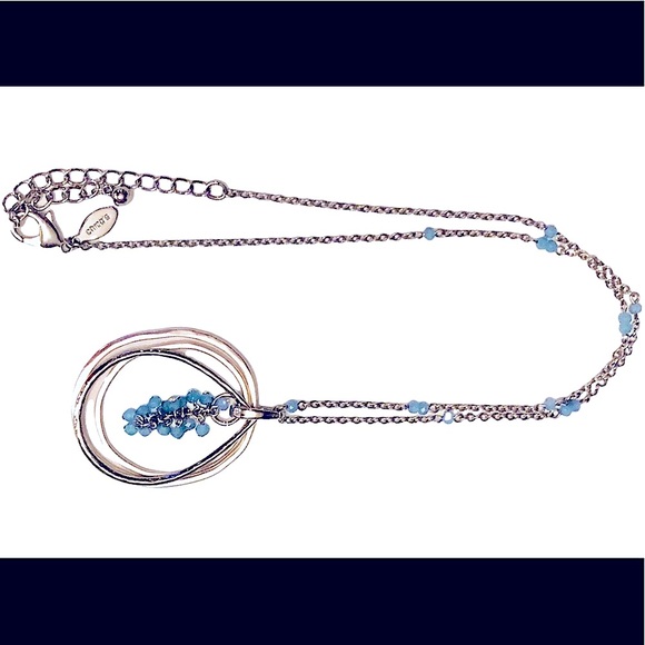 Chico’s Silver Beaded Necklace - Picture 3 of 5